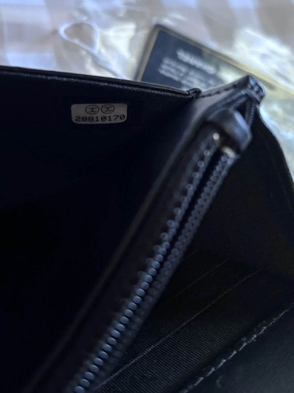 CHANEL wallet chain
